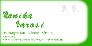 monika varosi business card